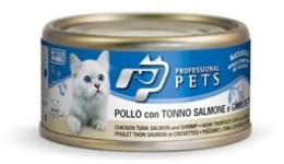 Professional Pets Naturale Cat kuře, tuňák, losos a krevety 70g