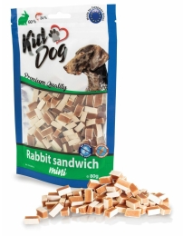 KIDDOG MINI králičí sendvič 80 g