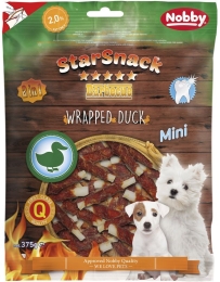 Nobby StarSnack Wrapped Duck MINI pamlsky pro psy 375g