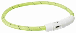 Svítící kroužek USB na krk M-L 45 cm zelená (RP 2,10 Kč)