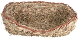 Hnízdo z trávy pro králíky 33x12x26 cm