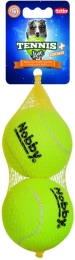 Nobby hračka tenisový míček L pískátko 9cm 2ks