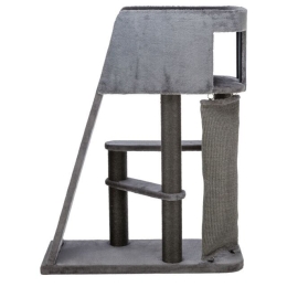 Škrabadlo ACTIVE, 96 x 38 / 122 cm, s lezeckou rampou, šedá