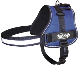 Nobby Seguro bezpečnostní postroj pro psa M-L modrý 65-80cm