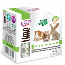 LOLO popcorn minerální kámen pro hlodavce 40 g