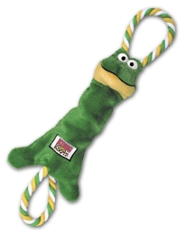 Kong Tugger Knots Frog přetahovadlo žába S/M 38cm