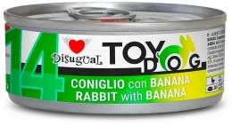 Disugual TOYDOG 14 Single Protein konzerva králík s banánem 85g