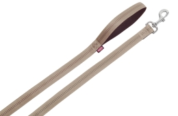 Nobby SOFT GRIP vodítko nylon 120cm / 15mm béžová