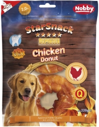 Nobby StarSnack BBQ Chicken Donut pamlsky 10cm 220g