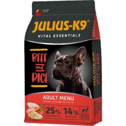 JULIUS K-9 HighPremium 12+2kg ADULT Vital Essentials BEEF&Rice