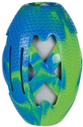 Rugby míč plněný, termoplastová guma TPR/látka 15 cm - DOPRODEJ