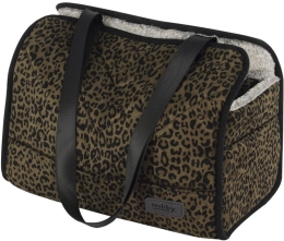 Nobby přepravní taška LEO pro psy do 6kg leopardí hnědá 35x20x30cm