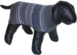 Nobby psí svetr MUNDO modrá zimní vzor 32cm