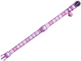 Nobby Flower Lilac obojek s rolničkou pro kočky fialový 1ks