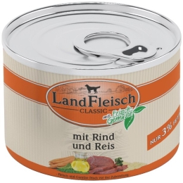 Landfleisch Dog Classic hovězí s rýží, dietní 195g