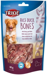 Premio RICE DUCK BONES - kostičky s kachnou a rýží 80 g
