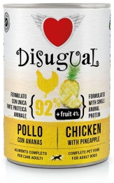 Disugual Fruit Dog Single Protein Kuře s ananasem konzerva 400g
