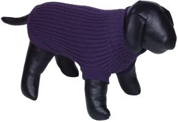 Nobby pletený svetr pro psy ISA nohavičky fialová 40cm