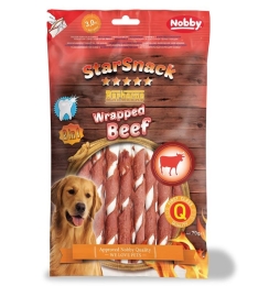 Nobby StarSnack BBQ Wrapped Beef pamlsky 70g