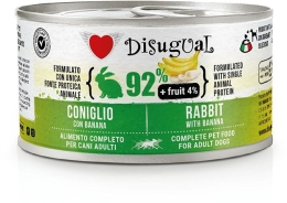 Disugual Fruit Dog Single Protein Králík s banánem konzerva 150g