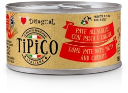 Disugual Tipico Dog Jehněčí, těstoviny a mrkev konzerva 150g