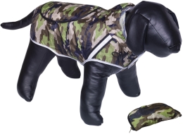 Nobby Rainy maskáčová reflexní pláštěnka pro psa 23cm