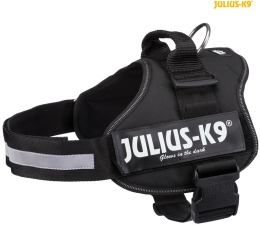 Julius-K9 silový postroj 1/L 66-85 cm/50 mm,  - černý