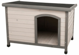 Natura bouda pro psa s rovnou střechou M-L 104 x 72 x 68 cm, šedá