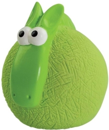 Zelený míč koník se zvukem 5 cm, latex, HipHop