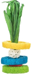 Květináč, hračka pro hlodavce, lufa, dřevo, ø 6 × 20 cm