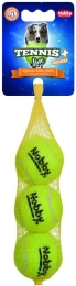 Nobby hračka tenisový míček S pískátko 5,5 cm 3ks