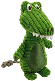 Nobby plyšová hračka pro psy Krokodýl s lanem 28 cm