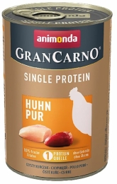 GRANCARNO Single Protein 400 g čisté kuřecí, konzerva pro psy