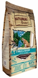 Natural Greatness Field,River Cat Recipe /losos,jehně/ 18 kg