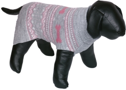 Nobby psí svetr MUNDO růžová zimní vzor 26cm