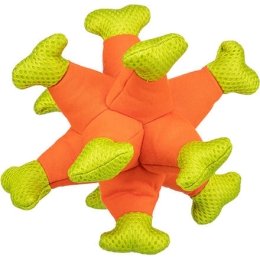 Aqua Toy mořský ježek, plovoucí hračka do vody, 24 cm, oranžová/zelená