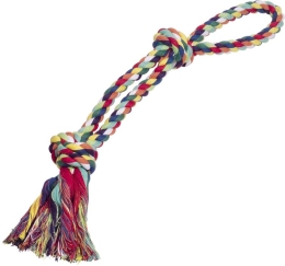 Nobby hračka pro psy lano barevné bavlna 320g 55cm