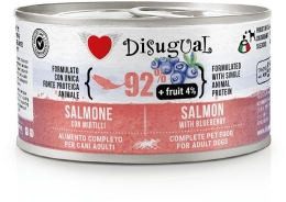 Disugual Fruit Dog Single Protein Losos s borůvky konzerva 150g