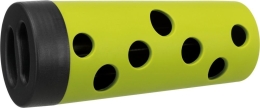 Plastový váleček s otvory, plnící, zelená,  ø 6/ø 5 × 14 cm