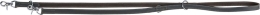 Vodítko RUSTIC kožené, přepínací, L-XL:  2,00 m / 25 mm , šedá