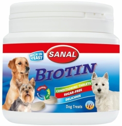 SANAL Biotin-kalciové tablety s biotinem v dóze 350 g - DOPRODEJ