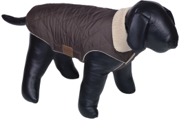 Nobby KAROL obleček pro psa hnědá s límečkem 32cm