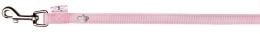 Vodítko Softline DOG PRINCESS S 1,00 m/15 mm růžové - DOPRODEJ