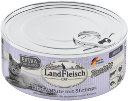 Landfleisch Cat Adult Pastete hovězí, krůta, krevety 100g