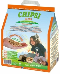 CHIPSI ULTRA jemný granulát, podestýlka pro hlodavce  4,3 kg 10 l