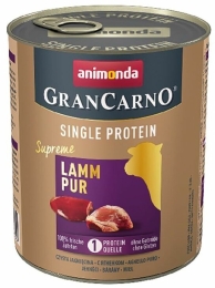 GRANCARNO Single Protein 800 g čisté jehněčí, konzerva pro psy