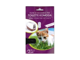 Nobby filtr do kočičí toalety Komoda 3ks