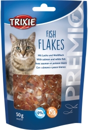 PREMIO Fish Flakes pamlsek s 93% ryby (losos a treska) 50g  - DOPRODEJ
