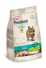 LOLO PREMIUM krmivo pro osmáky degu 750 g sáček