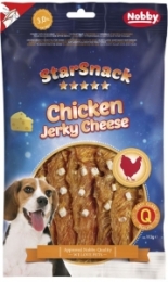 Nobby StarSnack Chicken Jerky Cheese pamlsky 113g